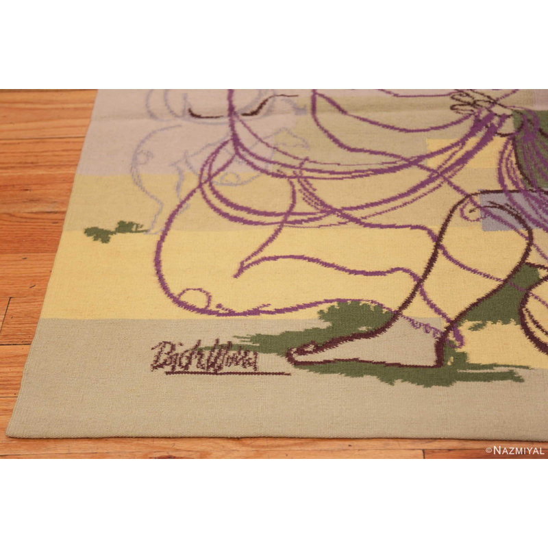 One-of-a-Kind Square 3'10" X 3'10" Area Rug