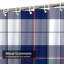 Rideau de douche Tartan-1965477155
