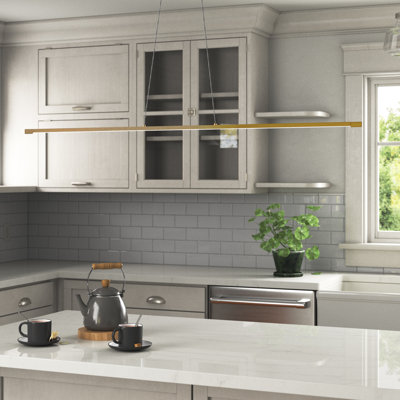 Zendaya 1 - Light LED Kitchen Island Pendant