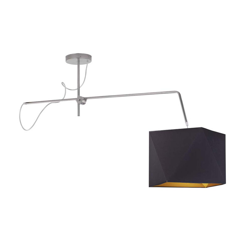 Winne 1 - Light Drum Pendant, Black, Silver
