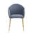 Heckstall 19'' H Fabric Upholstered Metal Armchair-1587828303