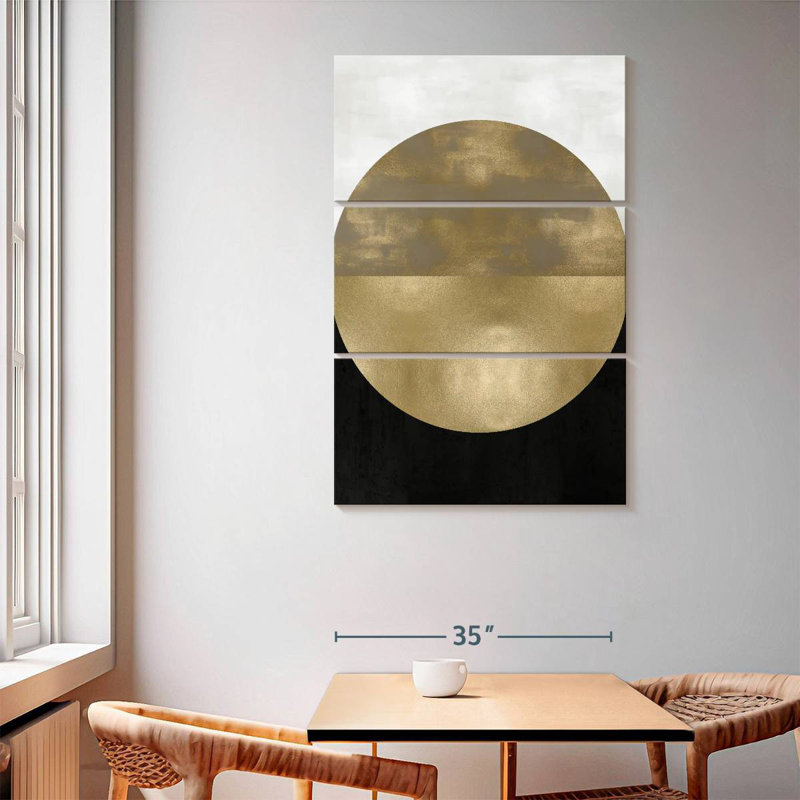Avery Gold Sphere, 45" H x 28" W
