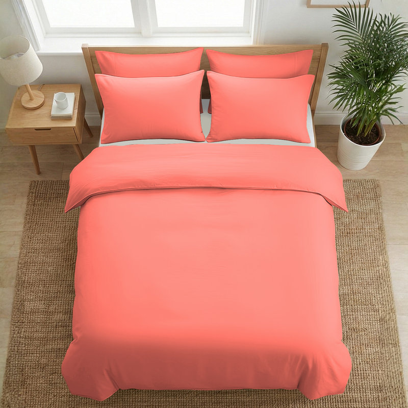 Premium Egyptian Cotton Bedding Set – 100% Cotton Duvet Cover, Soft Hotel Quality Comforter Cover with Zipper