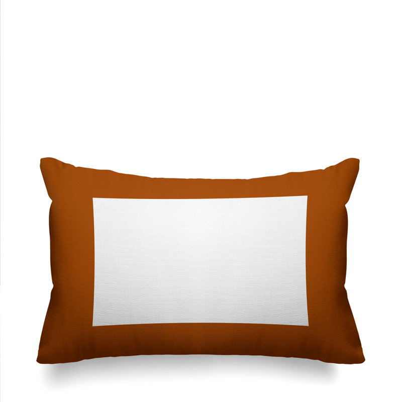 Coussin Luella, Orange brûlé