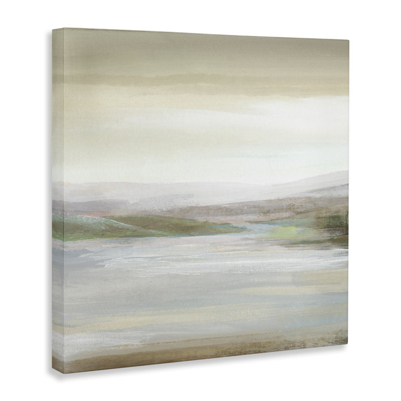 «Calm Atmospheric Landscape Floater», art mural sur toile par Nan, H 36 po x l 36 po