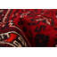 Tapis rouge en laine des années 1990 de 4 pi 8 po x 7 pi 9 po Yian