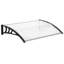 Dakota Fields 119.9cm W x 73.7cm D Plastic Cover Retractable Door / Window Awning-1409817902
