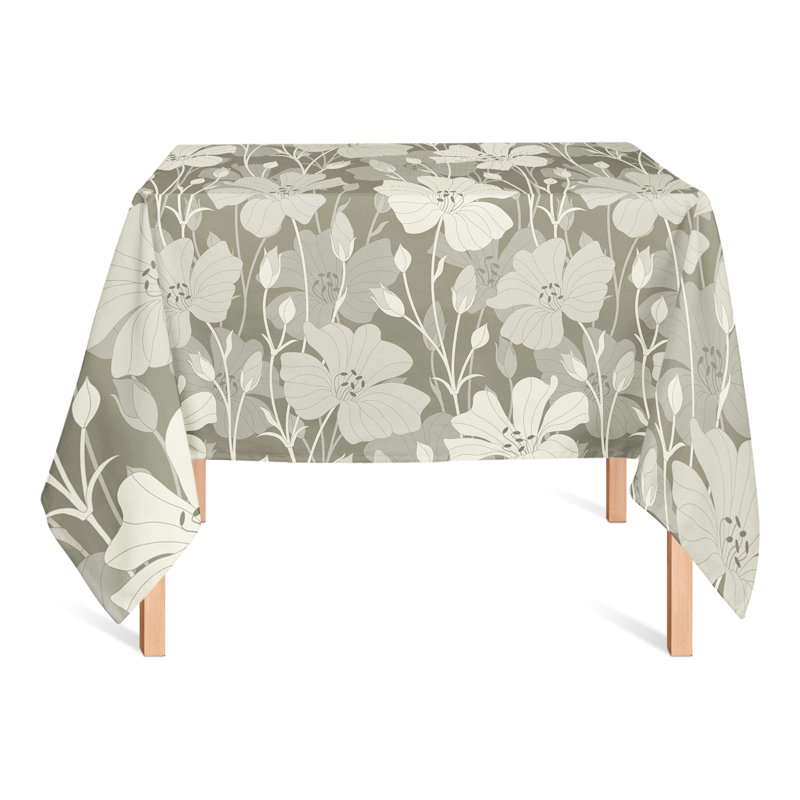 Nappe Floral, Brun clair