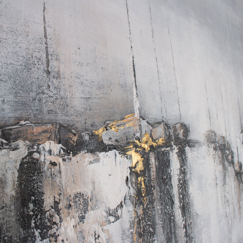 Cadre flottant, peinture sur toile