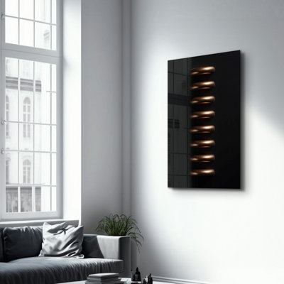 Elegant Tempered Glass Wall Art Painting | 100% Tempered Glass, Thickness: 0.16 inches | UV Printed for Vibrant Colors & Durability | Perfect for Home Decor & Modern Aesthetics