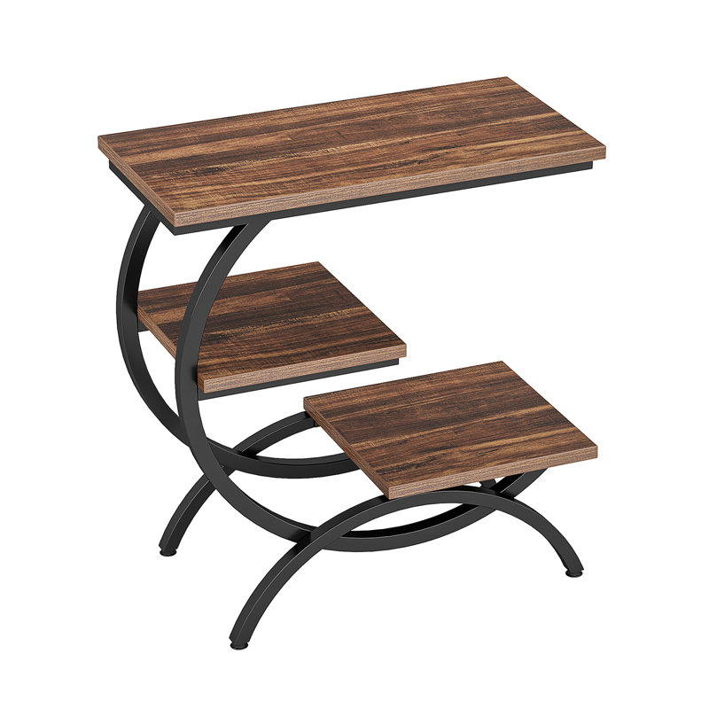Table de bout en forme de C 11,81 pouces