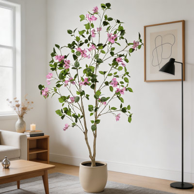 Arbre artificiel artificiel 60,03 pouces Bougainvillea