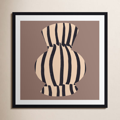 Ervand "Earth Tone Modern Vase" Print