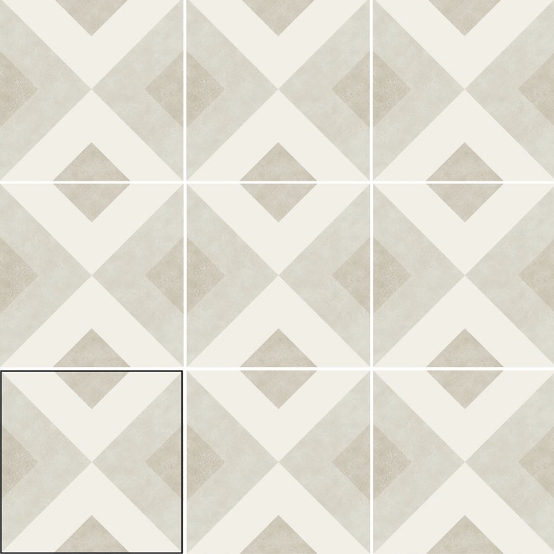 PERTH Astone 6" x 6" Porcelain Wall & Floor Tile, Sand