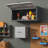 Heavy Duty Metal Wall Mounted Tool Storage Cabinet Steel Metal Garage Storage Cabinet For Garage Workshop Assembly Required-1995167305