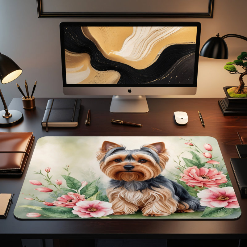 Polyester Desk Pad, 31.5x15.5