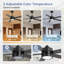 Ventilateurs de plafond à DEL 52 po avec ensemble d'éclairage et télécommande-1595520266-1556980191-1556980188