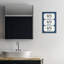 Plaque murale bleu marine pour billets de bain, signée lettrée et doublée-709588219