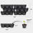 Set Of 6, 18 Pockets, Self-Watering Stackable Vertical Planters - Wall Mounted Plastic Planters