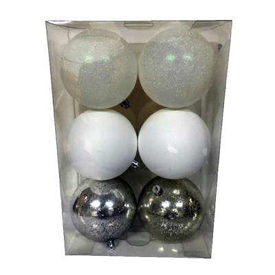 Ensemble de 6 décorations sphériques 4 pièces, 6 pièces