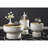 Celebration Decanter-Clear W/Gold Dots
