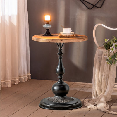 Alicea Pedestal End Table by Laurel Foundry Modern Farmhouse
