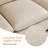 118" Faux Leather Modular U Shape Sectional Sofa with 2 Ottomans-398069703