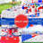 1 Panel Patriotic Round Tablecloth - Waterproof Spillproof Stain Resistant Star Patterned Washable Table Cloth for Holiday Picnic Party-1020994230