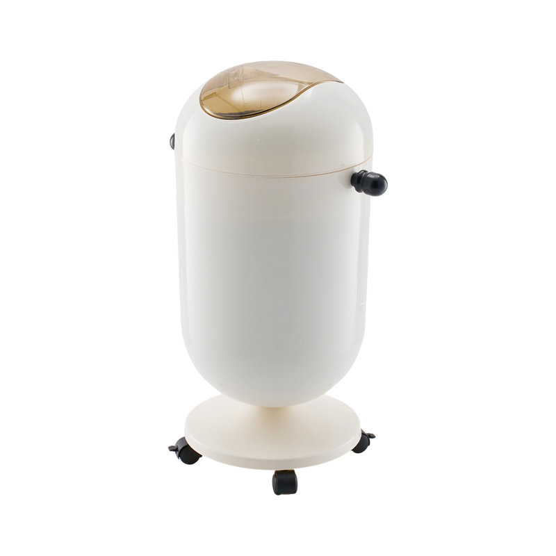 PP Waste Bin, Cream White