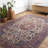 Oriental Sand/Red/Blue Area Rug-10530221