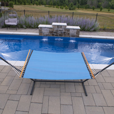 Fraiya Phifertex Fabric Double Spreader Bar Hammock