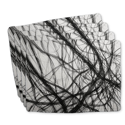 Plumage Braided Polyester Kibbe Set of 4 - Home Decor