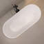 Baignoire de trempage autoportante 67 po à surface solide 67 po