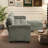Efaz 4-Piece Corduroy Upholstered Modular Sectional,  Ottoman and Pillowtop Arm-106923762