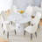 Nerita 4 - Person Pedestal Dining Set-980212824-979823672