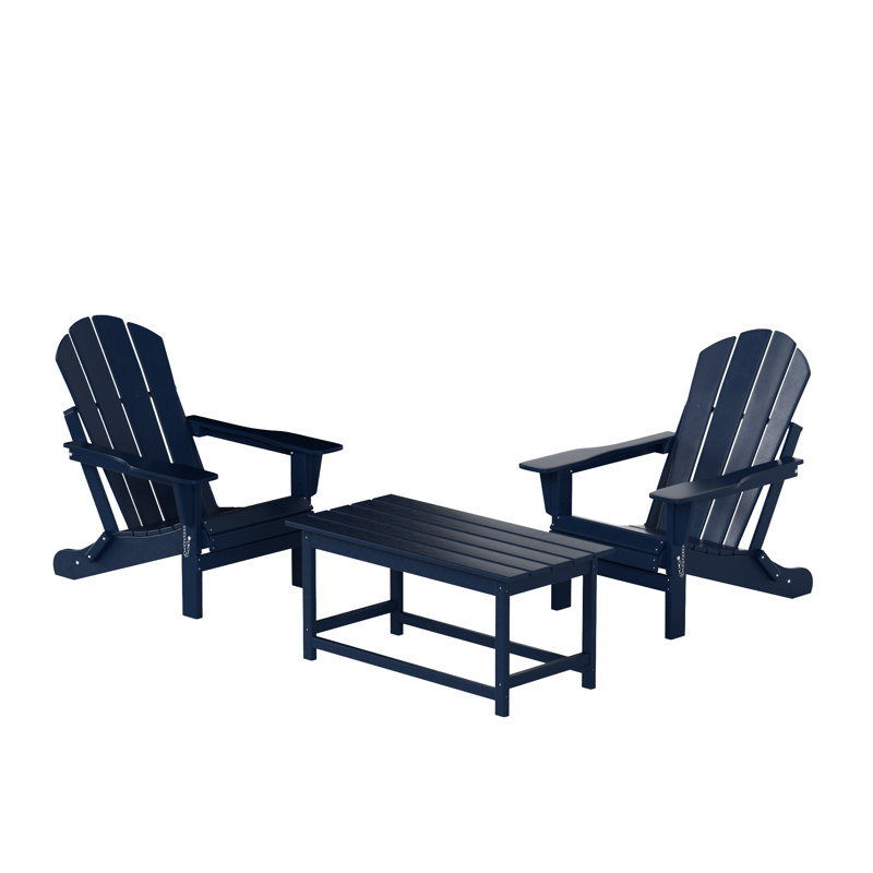 Chaise Adirondack pliante Laguna, Bleu marine