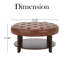 Repose-pieds en faux cuir-446891637