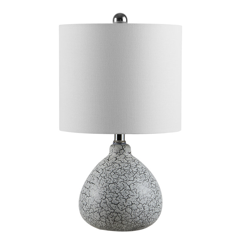 Lampe standard bleue 17 po Odette