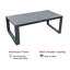 Ensemble de conversation pour 5 personnes avec coussins Rother Metal