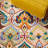 Metro Hand Tufted Wool/Cotton Floral Rug in Beige/Blue-859243676