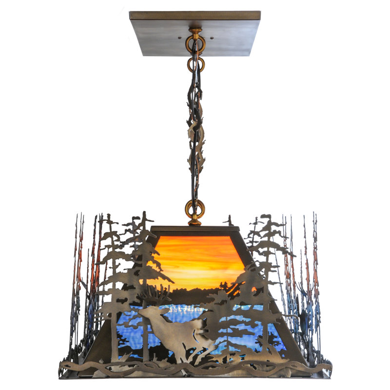 Rustic Lodge 9 - Light Pendant