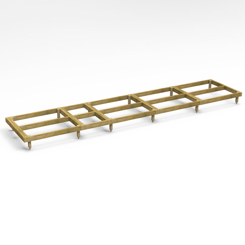 Powersheds 18 x 4ft Pressure Treated Timber Base Kit