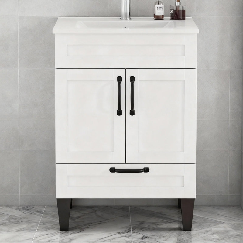 Meuble-lavabo simple 24 po avec lavabo