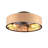 20" Lotus Design  Fabric Farmhouse Bladeless Ceiling Fan With Remote Control For Indoor--Not Included Bulbs