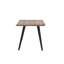 Ricky 4 Person Dining set - a Rectangular Wooden Dining Table with Metal Legs and a Set of 4 Quilted Velvet Dining Chairs for Dining Room - Modern Dining Table Set-1820049506-1820049507