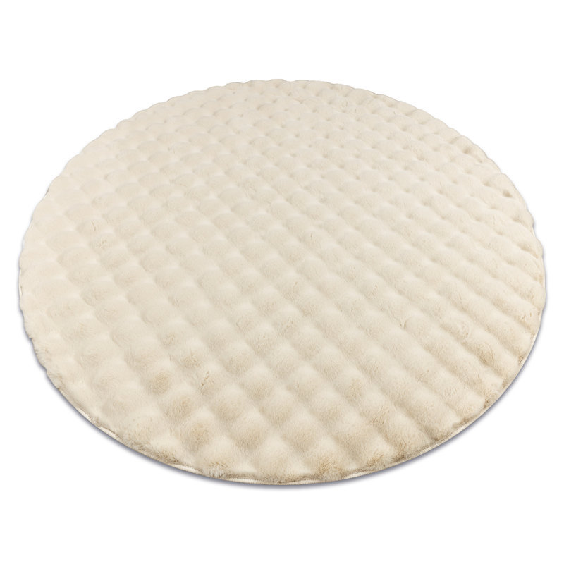 Sliger Solid Colour Area Rug, Round 100cm