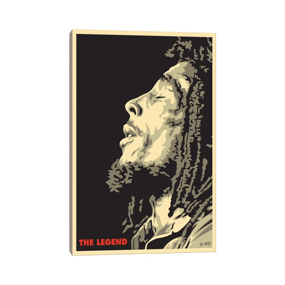 Leinwandbild The Legend: Bob Marley von Joshua Budich