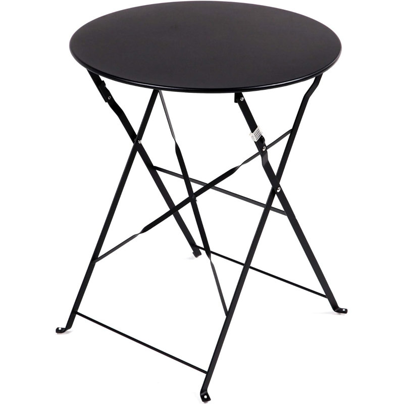Olilawn Halloween Outdoor Set, 3-piece Folding Outdoor Patio Furniture Set, Black