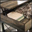 Table basse à plateau relevable