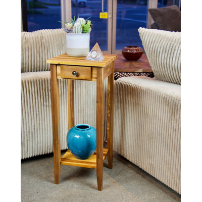 Aiydan Solid Wood Plant Stand 2 Tier